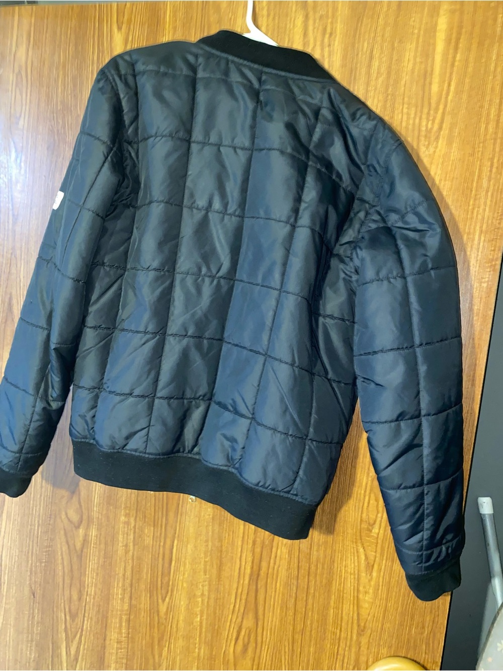 Wesc Black Quilted Bomber Jacket